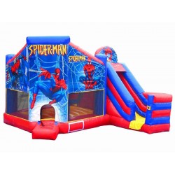 Spiderman Bouncy Castle Slide Spiderman Bouncy Castle Slide