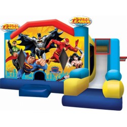 Justice League Combo Bouncy Castle Justice League Combo Bouncy Castle