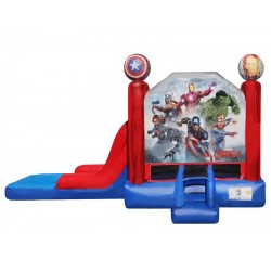 Avengers Bouncy Castle Slide