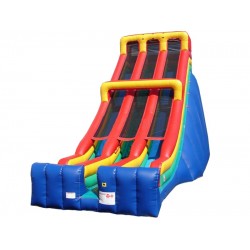 Tall Inflatable Double Lane Slide