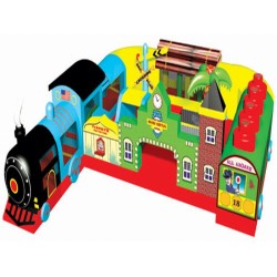 Fun Train Station Junior Bouncy Castle Fun Train Station Junior Bouncy Castle