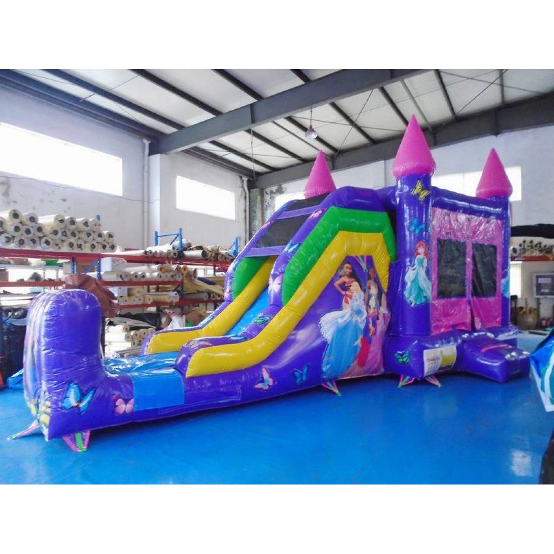 how to blow up a bouncy castle