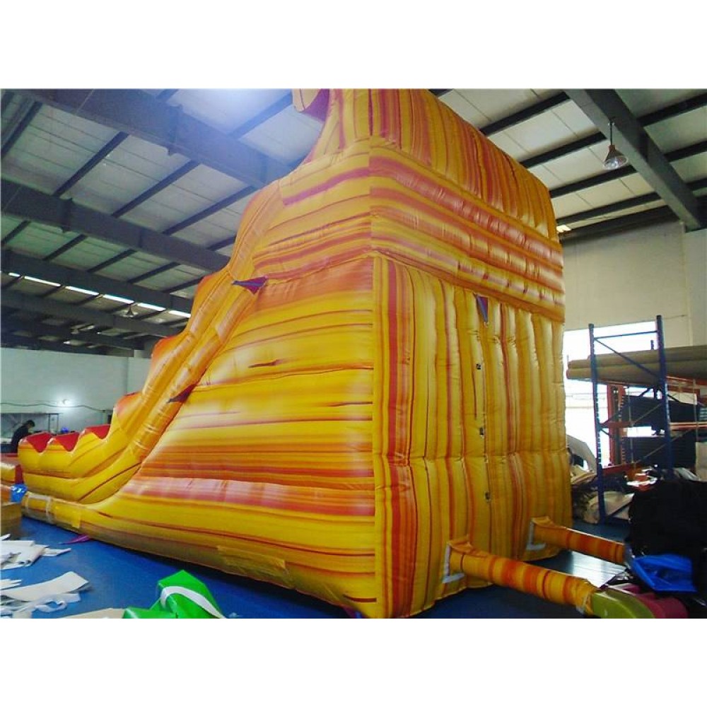 fire and ice inflatable water slide