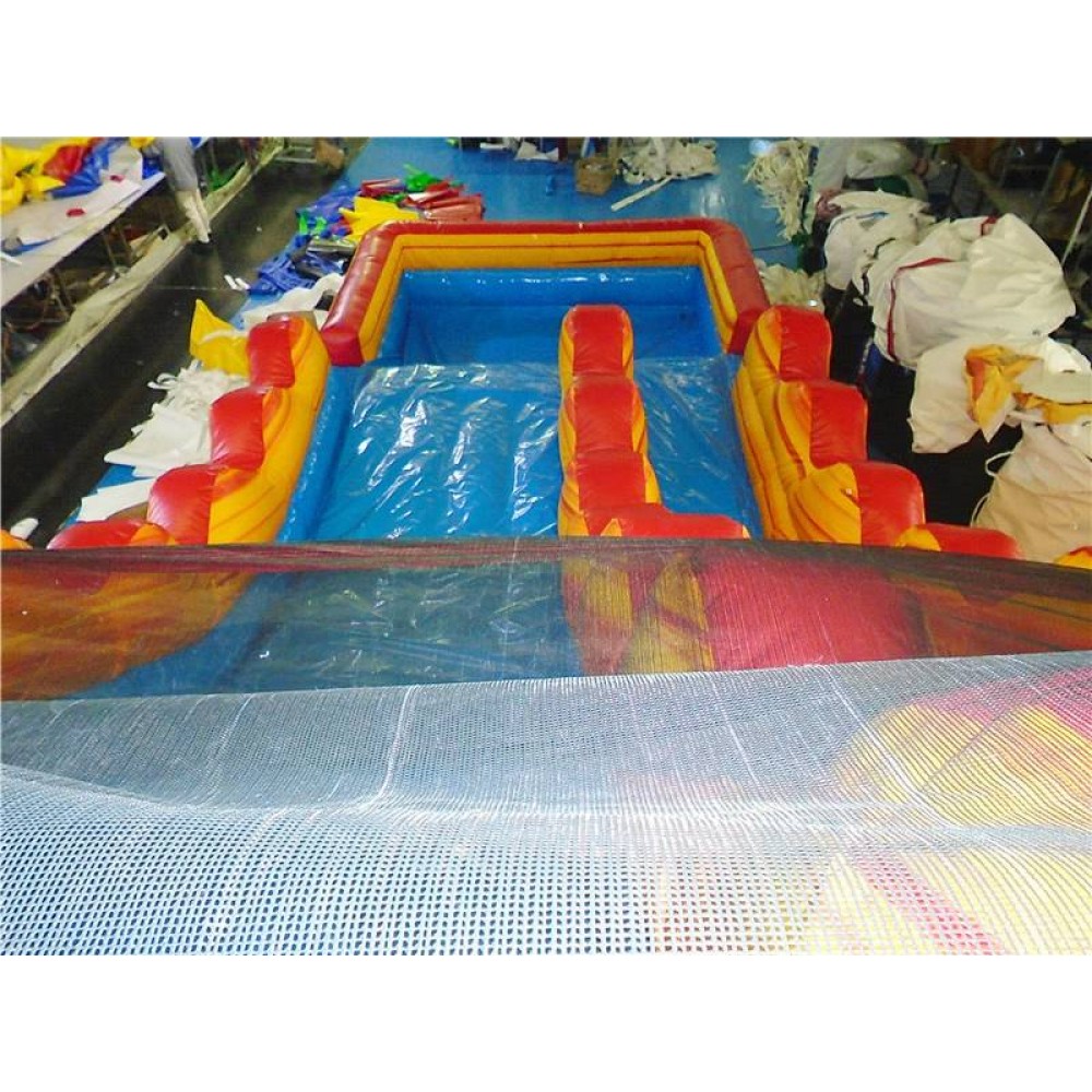 Inflatable Fire And Ice Water Slide For Sale, Buy Inflatable Fire And