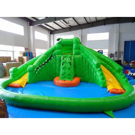 Crocodile Isle Inflatable Water Park And Slide